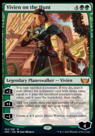 Vivien on the Hunt (Promo Pack) [Streets of New Capenna Promos] | Play N Trade Winnipeg