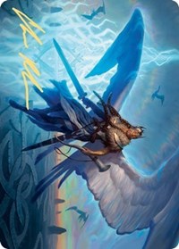 Righteous Valkyrie Art Card (Gold-Stamped Signature) [Kaldheim: Art Series] | Play N Trade Winnipeg
