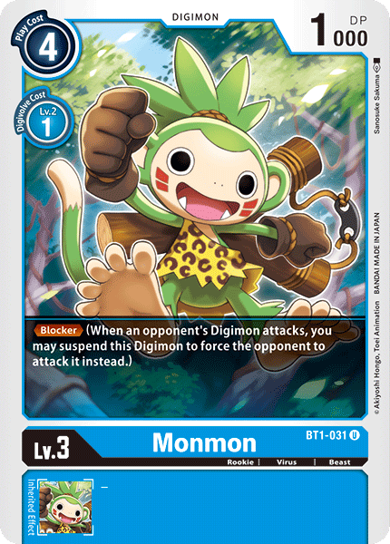 Monmon [BT1-031] [Release Special Booster Ver.1.0] | Play N Trade Winnipeg