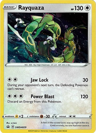 Rayquaza (SWSH029) [Sword & Shield: Black Star Promos] | Play N Trade Winnipeg