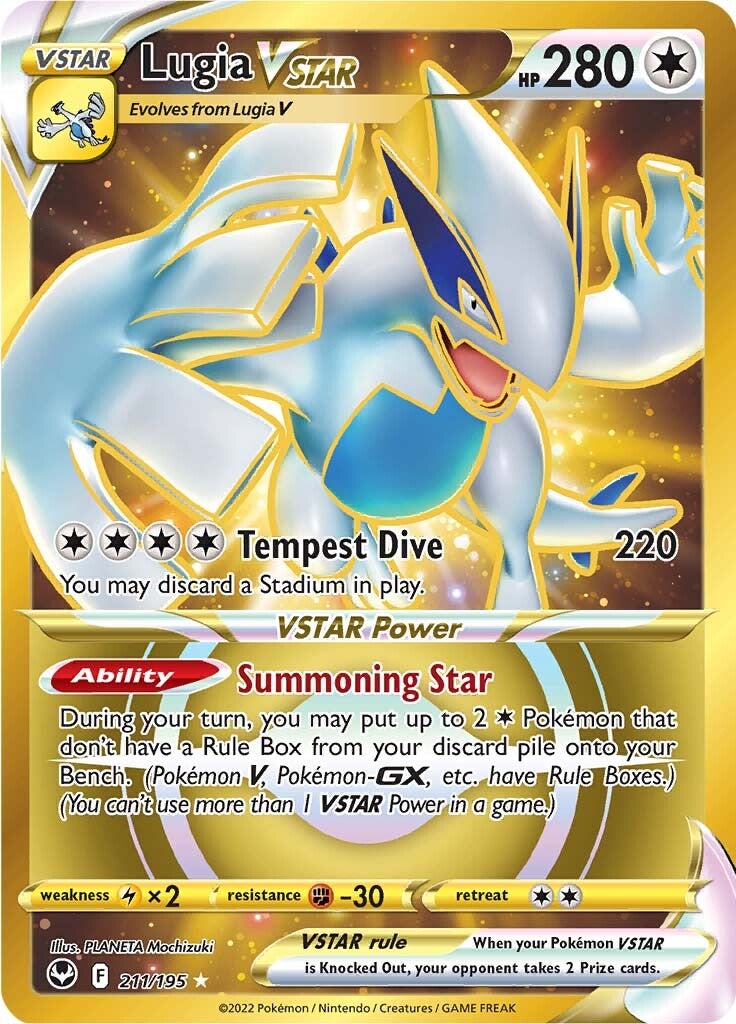 Lugia VSTAR (211/195) [Sword & Shield: Silver Tempest] | Play N Trade Winnipeg