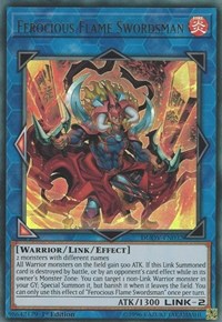 Ferocious Flame Swordsman [DUOV-EN032] Ultra Rare | Play N Trade Winnipeg