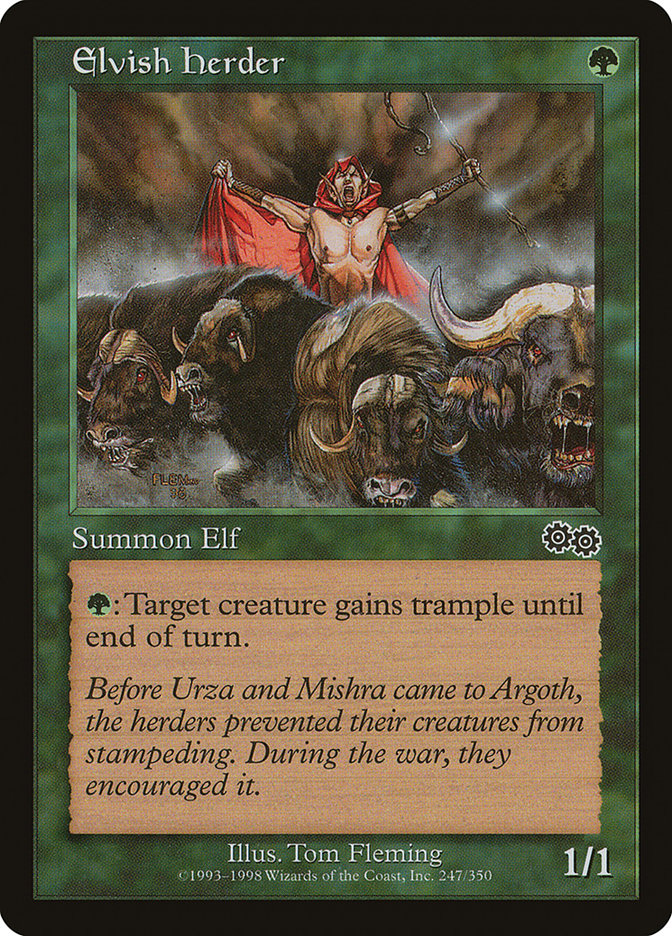 Elvish Herder [Urza's Saga] | Play N Trade Winnipeg