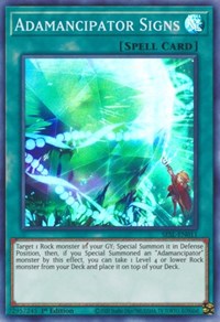 Adamancipator Signs [SESL-EN011] Super Rare | Play N Trade Winnipeg