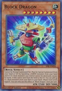 Block Dragon [SESL-EN038] Super Rare | Play N Trade Winnipeg