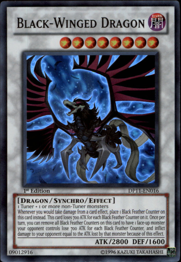 Black-Winged Dragon [DP11-EN016] Super Rare | Play N Trade Winnipeg