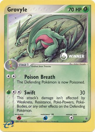 Grovyle (004) (Jumbo Card) [Nintendo: Black Star Promos] | Play N Trade Winnipeg