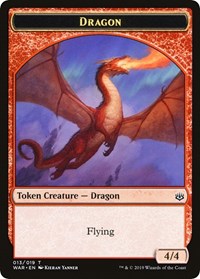 Dragon // Spirit Double-sided Token (Challenger 2020) [Unique and Miscellaneous Promos] | Play N Trade Winnipeg