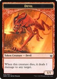 Devil // Satyr Double-sided Token (Challenger 2020) [Unique and Miscellaneous Promos] | Play N Trade Winnipeg