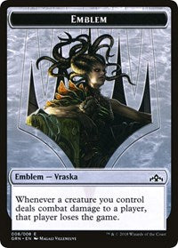 Vraska Emblem // Human Double-sided Token (Challenger 2020) [Unique and Miscellaneous Promos] | Play N Trade Winnipeg