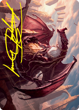 Velomachus Lorehold Art Card (Gold-Stamped Signature) [Strixhaven: School of Mages Art Series] | Play N Trade Winnipeg