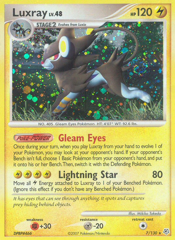 Luxray (7/130) [Diamond & Pearl: Base Set] | Play N Trade Winnipeg