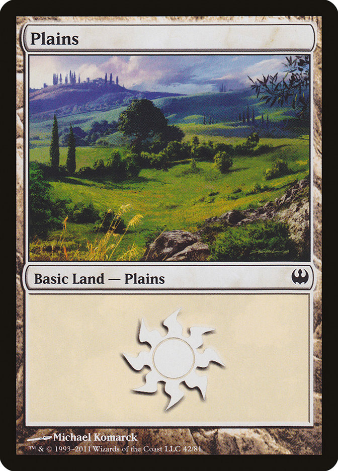 Plains (42) [Duel Decks: Knights vs. Dragons] | Play N Trade Winnipeg