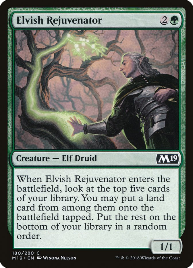 Elvish Rejuvenator [Core Set 2019] | Play N Trade Winnipeg