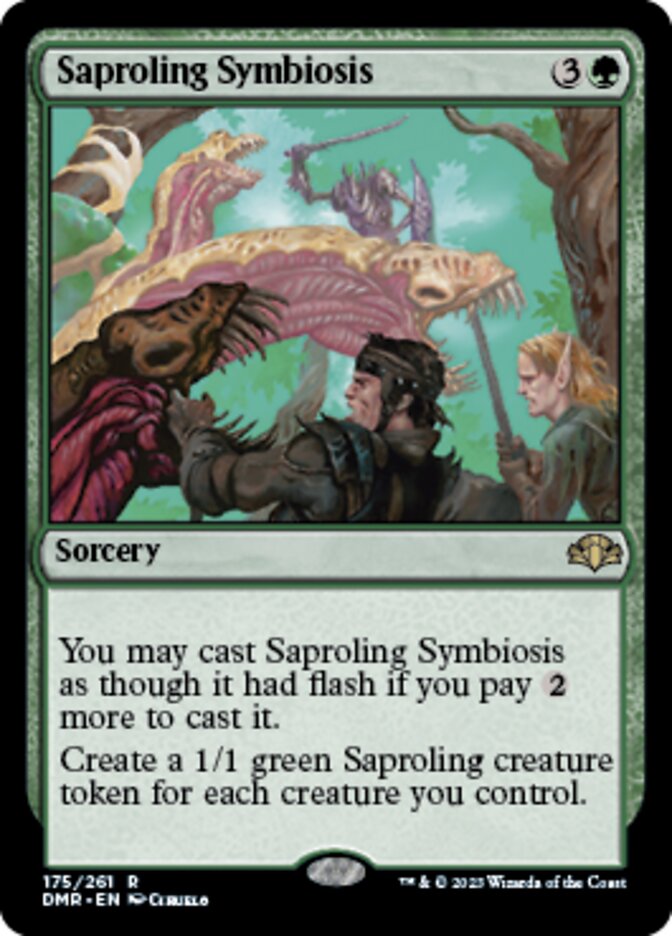 Saproling Symbiosis [Dominaria Remastered] | Play N Trade Winnipeg