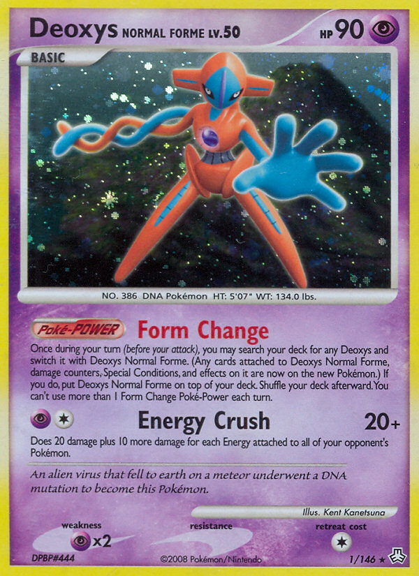 Deoxys Normal Forme (1/146) [Diamond & Pearl: Legends Awakened] | Play N Trade Winnipeg