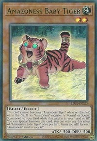 Amazoness Baby Tiger (Green) [LDS1-EN023] Ultra Rare | Play N Trade Winnipeg