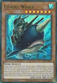 Citadel Whale (Green) [LDS1-EN027] Ultra Rare | Play N Trade Winnipeg