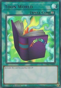 Toon World (Purple) [LDS1-EN068] Ultra Rare | Play N Trade Winnipeg