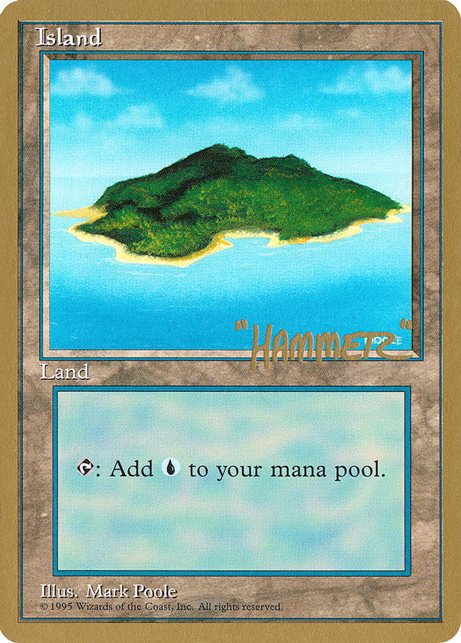 Island (shr367) (Shawn "Hammer" Regnier) [Pro Tour Collector Set] | Play N Trade Winnipeg