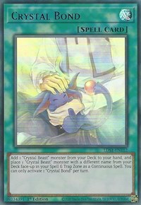 Crystal Bond (Blue) [LDS1-EN112] Ultra Rare | Play N Trade Winnipeg