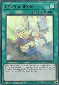 Crystal Bond (Purple) [LDS1-EN112] Ultra Rare | Play N Trade Winnipeg