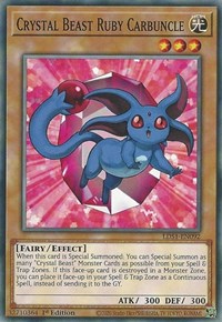 Crystal Beast Ruby Carbuncle [LDS1-EN092] Common | Play N Trade Winnipeg