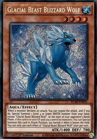 Glacial Beast Blizzard Wolf [BLAR-EN031] Secret Rare | Play N Trade Winnipeg