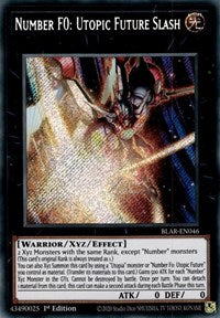 Number F0: Utopic Future Slash [BLAR-EN046] Secret Rare | Play N Trade Winnipeg