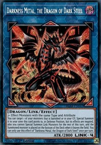 Darkness Metal, the Dragon of Dark Steel [BLAR-EN047] Secret Rare | Play N Trade Winnipeg