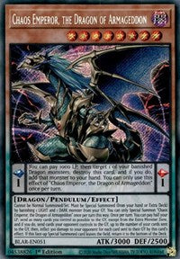 Chaos Emperor, the Dragon of Armageddon [BLAR-EN051] Secret Rare | Play N Trade Winnipeg