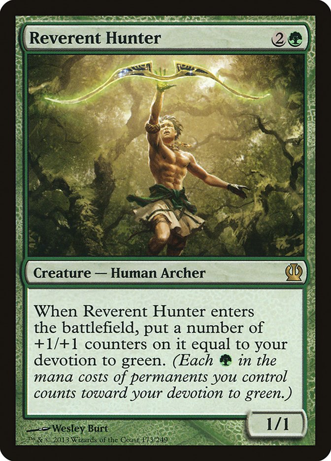 Reverent Hunter [Theros] | Play N Trade Winnipeg