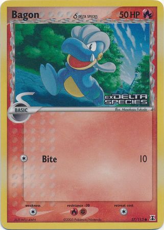 Bagon (57/113) (Delta Species) (Stamped) [EX: Delta Species] | Play N Trade Winnipeg