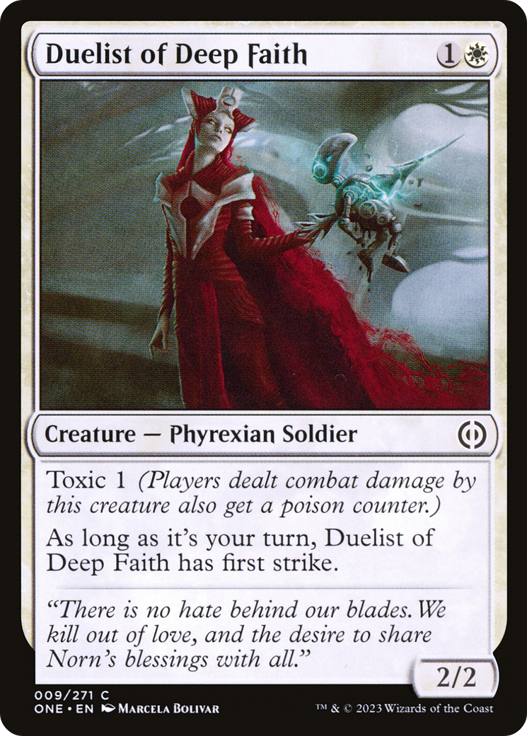 Duelist of Deep Faith [Phyrexia: All Will Be One] | Play N Trade Winnipeg