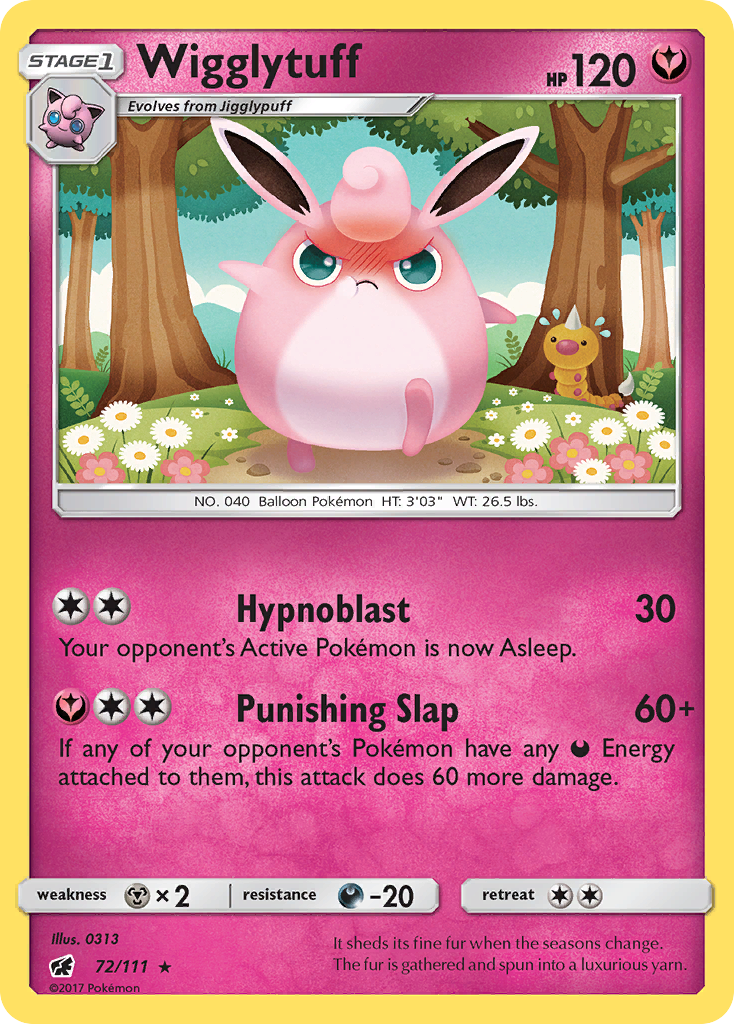 Wigglytuff (72/111) [Sun & Moon: Crimson Invasion] | Play N Trade Winnipeg