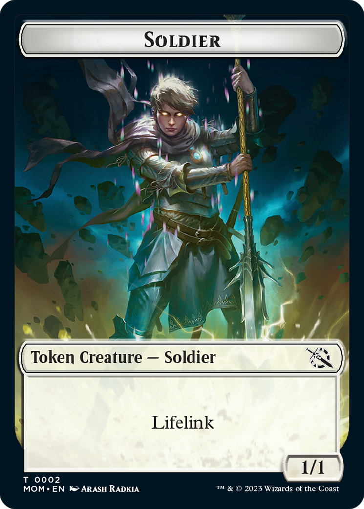 Soldier Token [March of the Machine Tokens] | Play N Trade Winnipeg