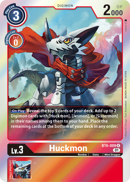 Huckmon [BT6-009] [Double Diamond] | Play N Trade Winnipeg