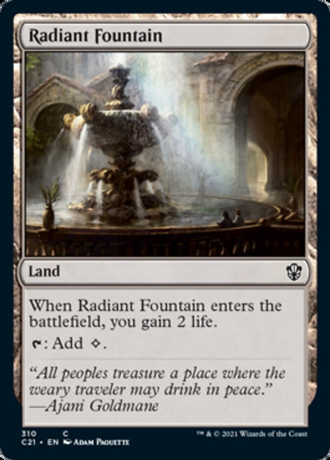 Radiant Fountain [Commander 2021] | Play N Trade Winnipeg