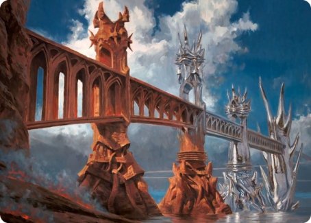Silverbluff Bridge Art Card [Modern Horizons 2 Art Series] | Play N Trade Winnipeg