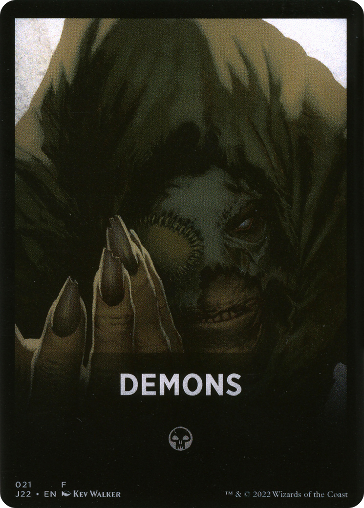 Demons Theme Card [Jumpstart 2022 Front Cards] | Play N Trade Winnipeg