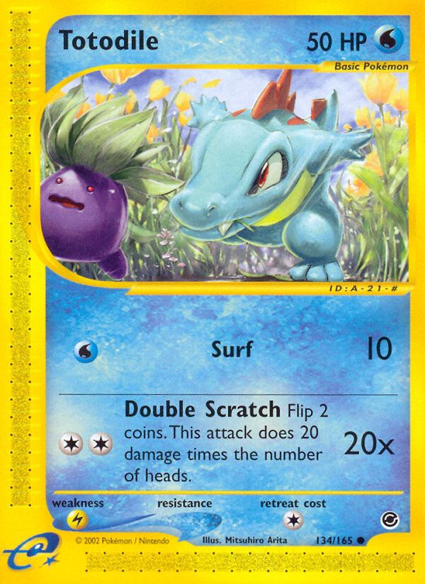 Totodile (134/165) [Expedition: Base Set] | Play N Trade Winnipeg