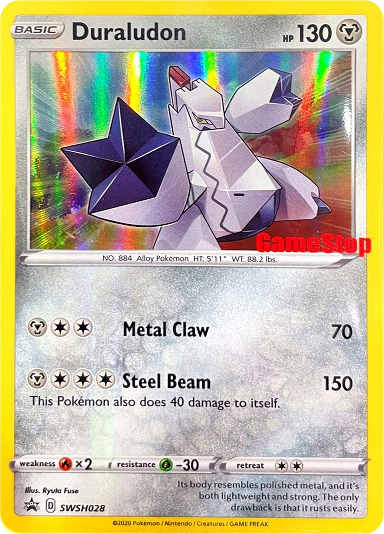 Duraludon (SWSH028) (Gamestop Exclusive) [Sword & Shield: Black Star Promos] | Play N Trade Winnipeg