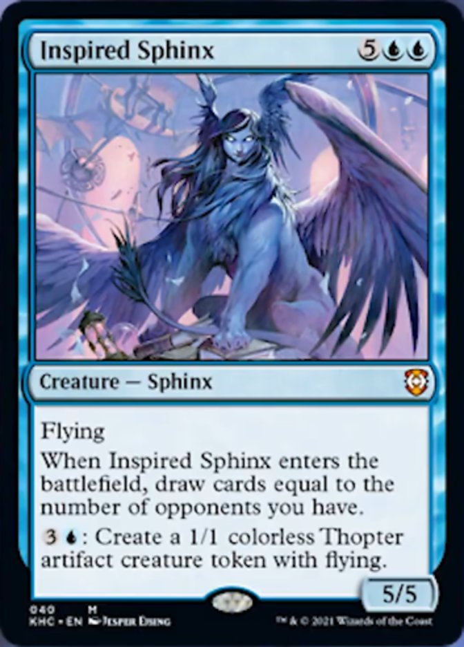 Inspired Sphinx [Kaldheim Commander] | Play N Trade Winnipeg