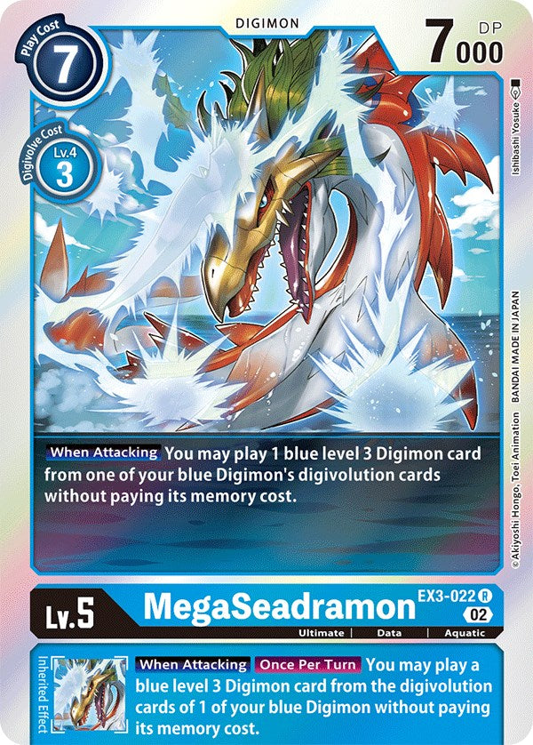 MegaSeadramon [EX3-022] [Draconic Roar] | Play N Trade Winnipeg