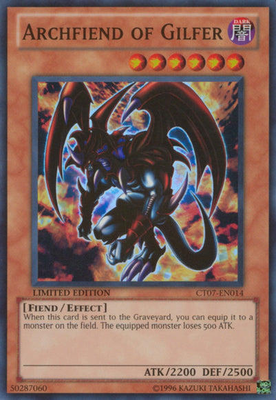 Archfiend of Gilfer [CT07-EN014] Super Rare | Play N Trade Winnipeg