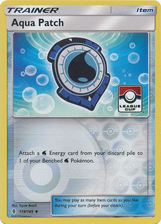 Aqua Patch (119/145) (League Promo) [Sun & Moon: Guardians Rising] | Play N Trade Winnipeg