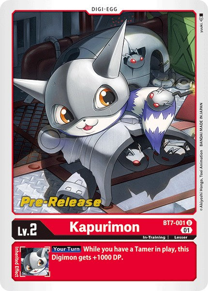 Kapurimon [BT7-001] [Next Adventure Pre-Release Cards] | Play N Trade Winnipeg