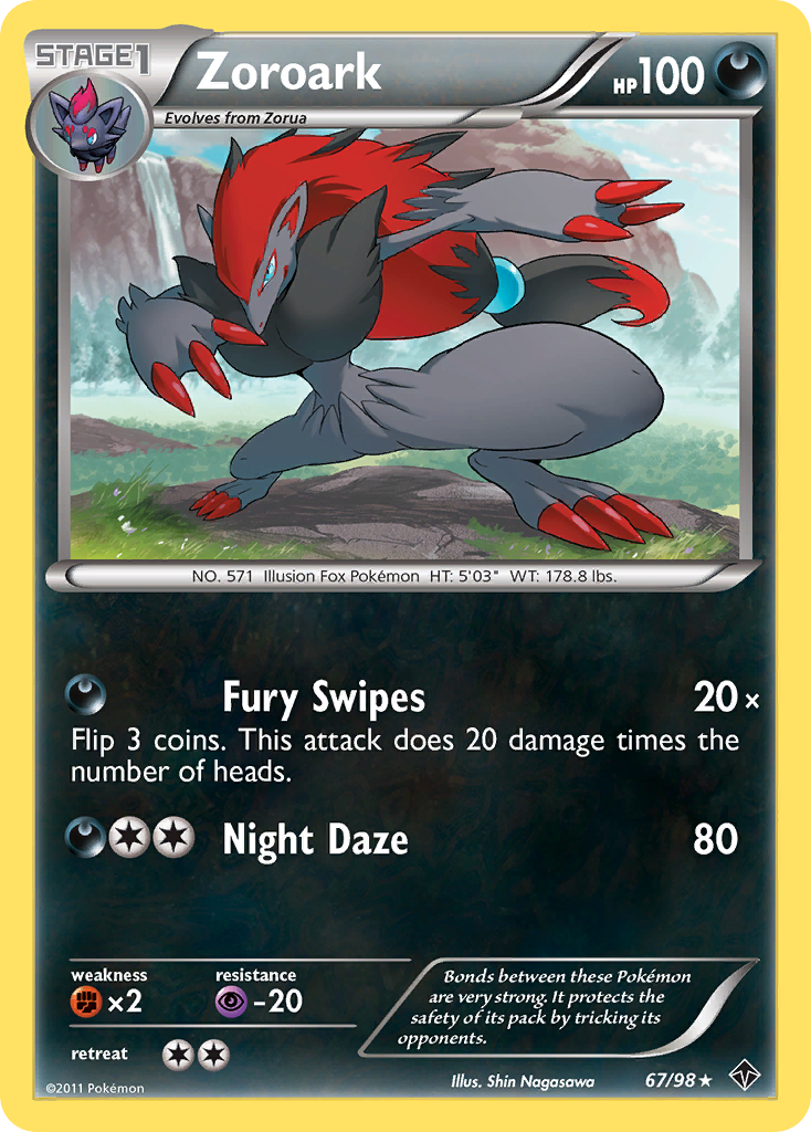 Zoroark (67/98) [Black & White: Emerging Powers] | Play N Trade Winnipeg