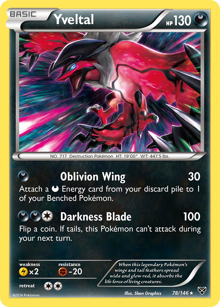 Yveltal (78/146) (Theme Deck Exclusive) [XY: Base Set] | Play N Trade Winnipeg