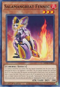 Salamangreat Fennec [MP20-EN051] Common | Play N Trade Winnipeg